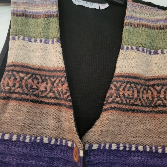 Vintage Tangibles Knitted Sweater Vest - Picture 5 of 7